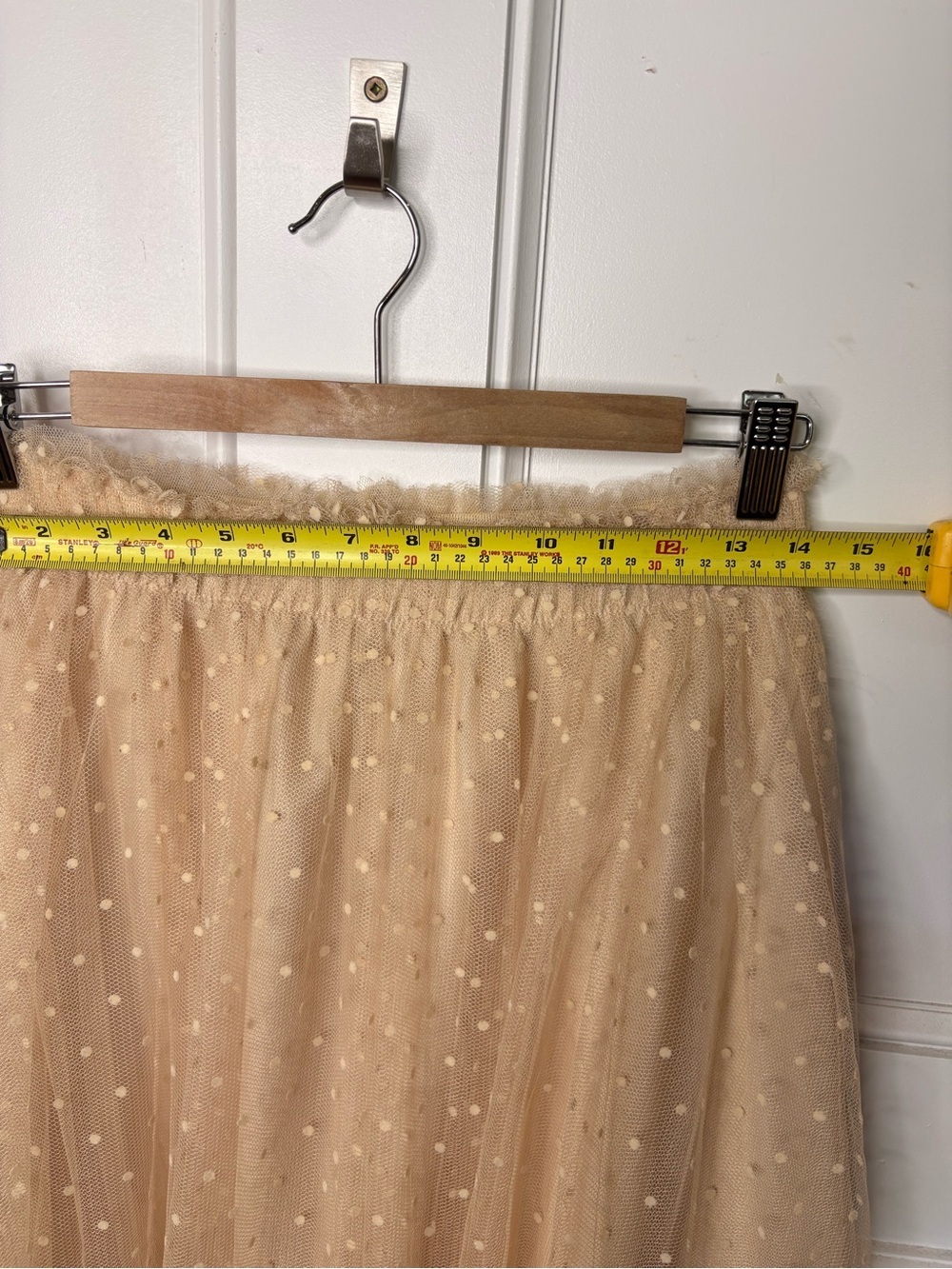 Disney by Lauren Conrad polka Dot Tulle Midi Skirt in Beige - Picture 12 of 16